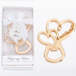 Gold Wedding Favor Bridesmaid Gift Bottle Opener